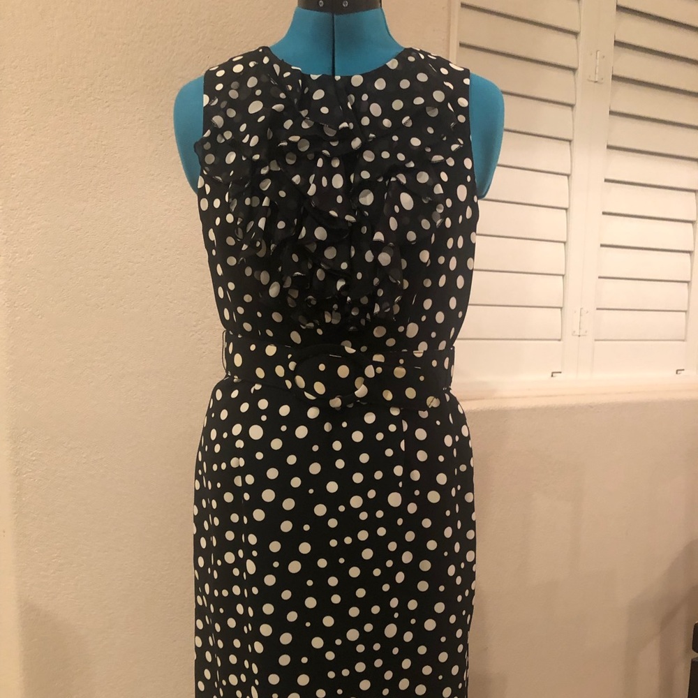 Spense womens polka dot dress